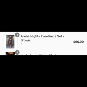 Aruba nights matching set